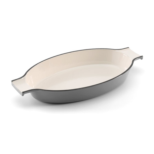 Samuel Groves Cast Iron Oval Au Gratin Dish Wayfair.co.uk